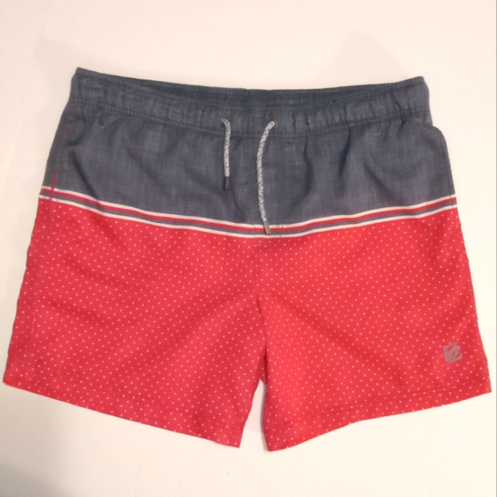Beautiful Islandhaze Swim Surf Suit Red White Blue Men's Red Gray Size M